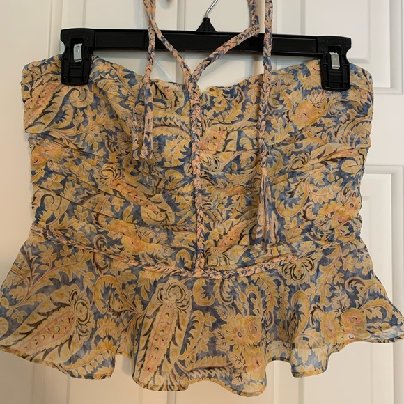 NWT Veronica Beard Arriene Halter Top - Picture 3 of 5
